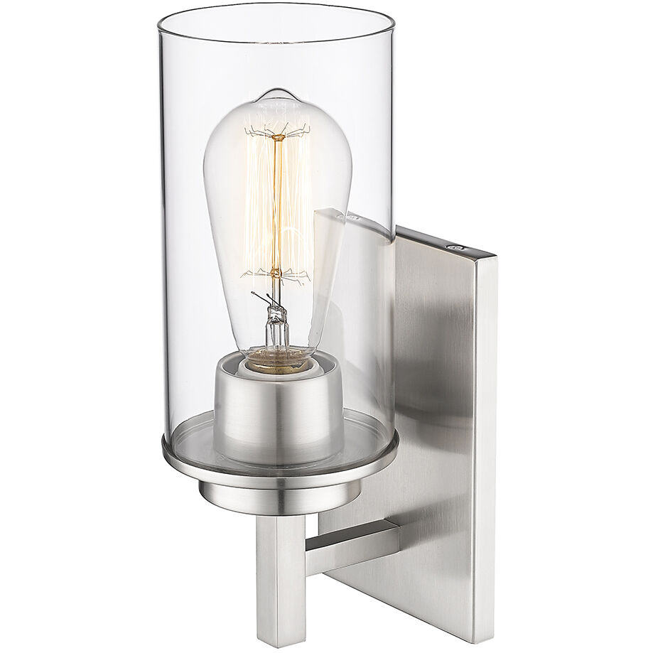 Janna Indoor Wall Sconce Wall Light in Brushed Nickel